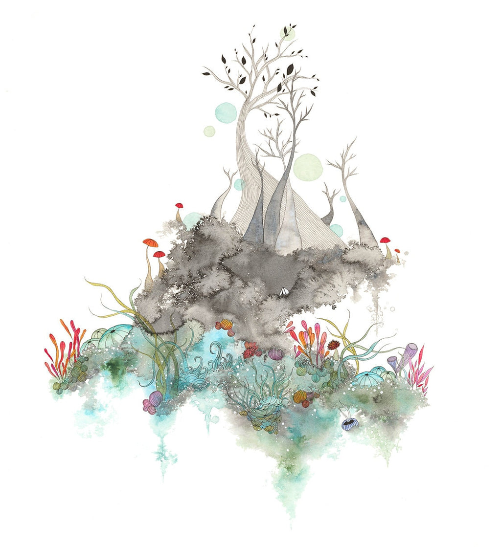 daydreaming - 13 x 19 archival print