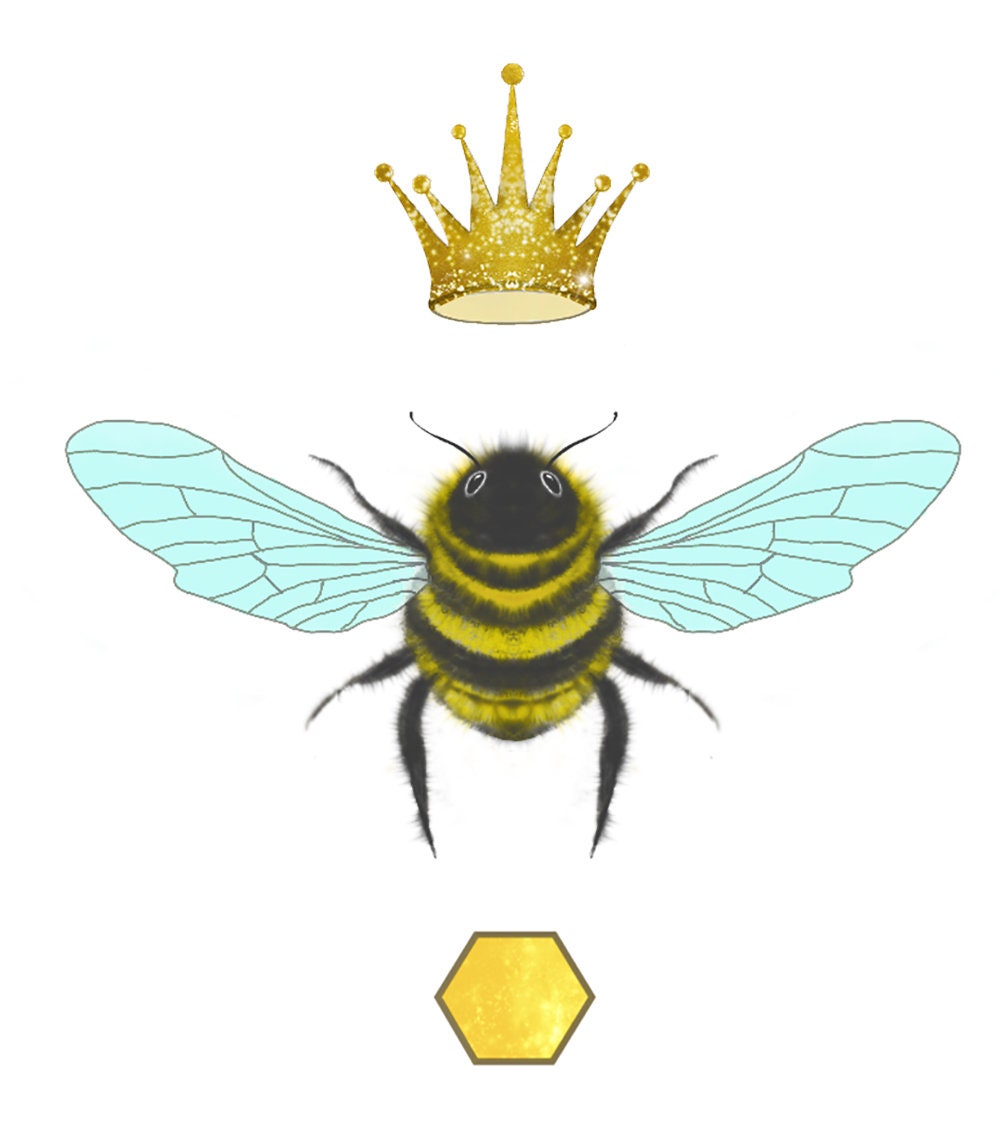 queen bee - mini print