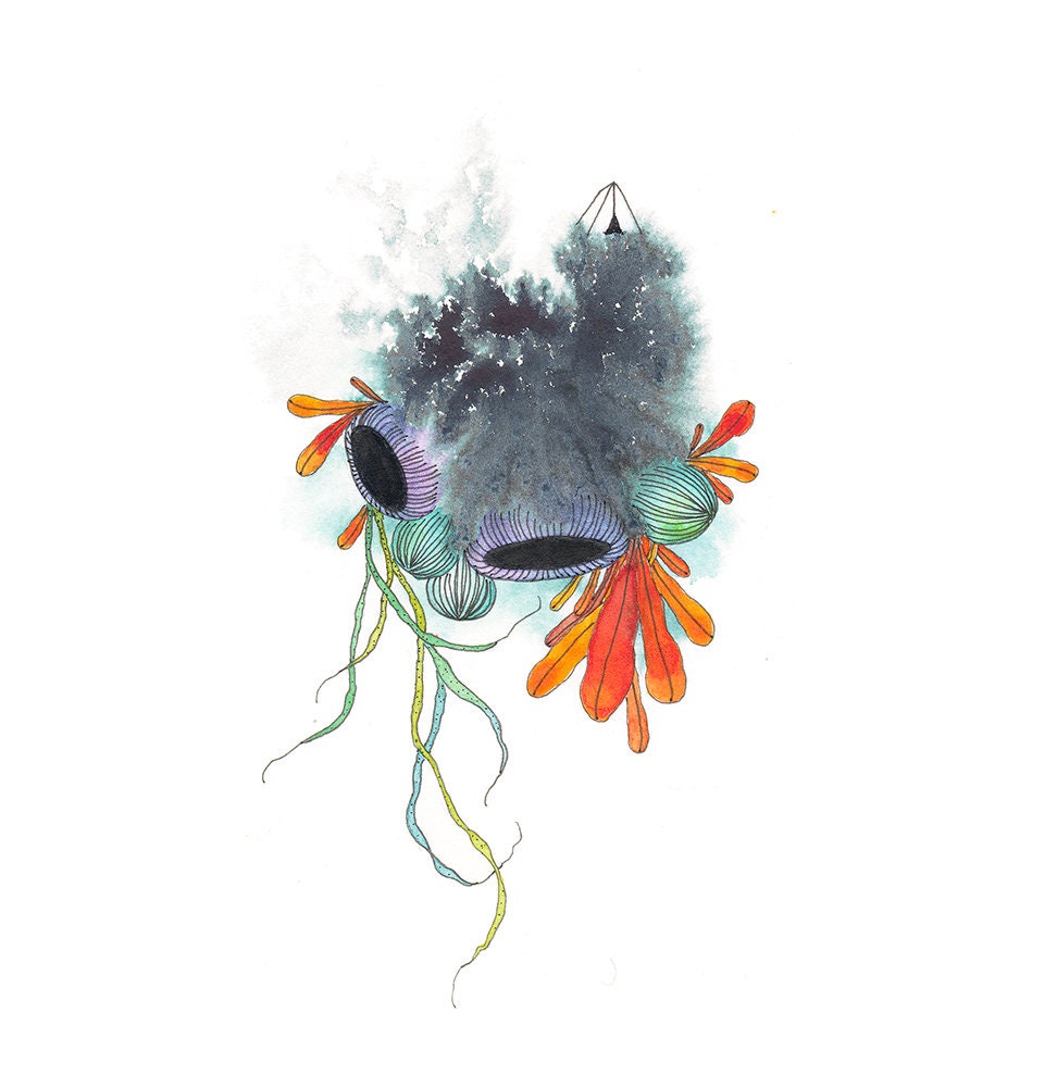 dive right in - mini print