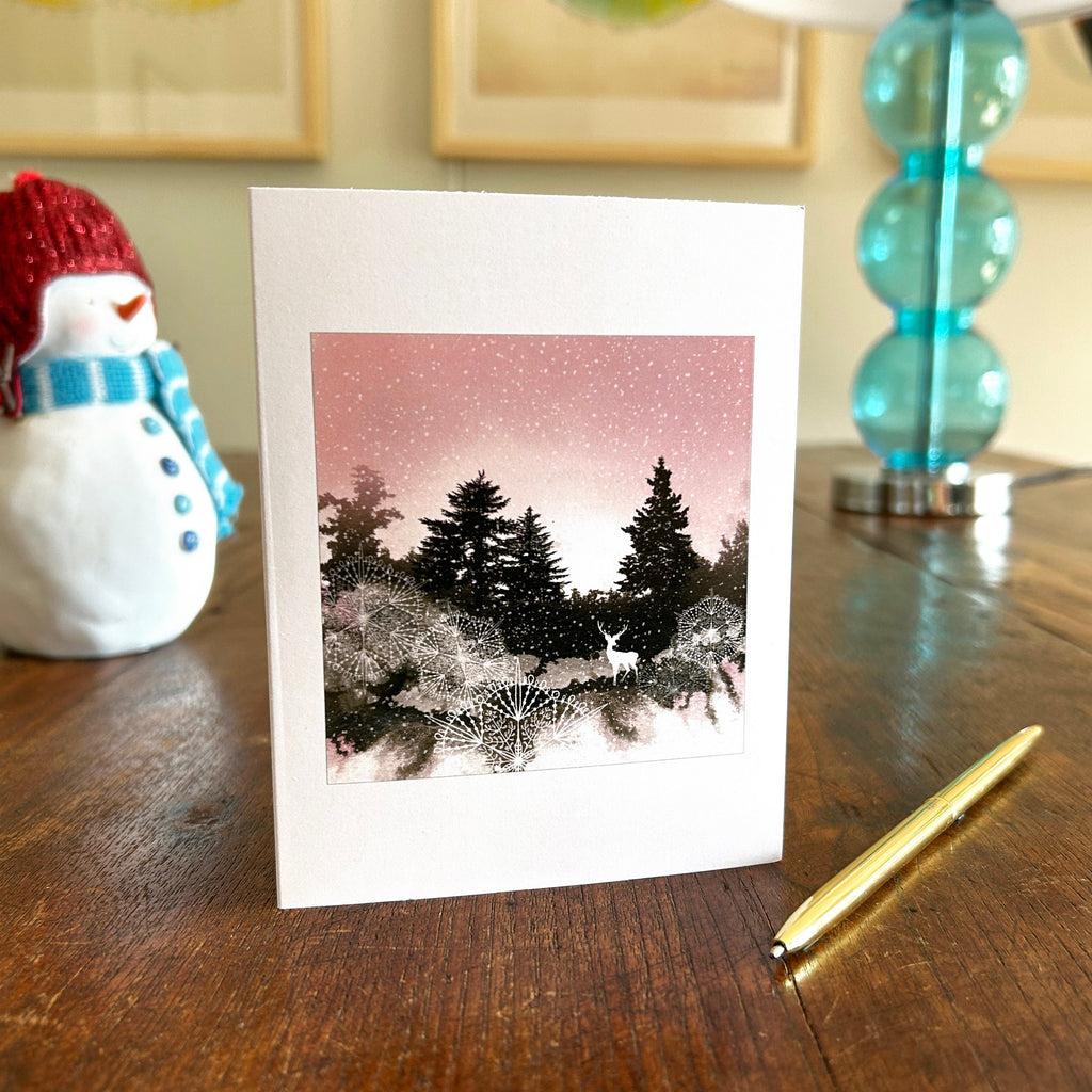 early morning stillness - holiday card