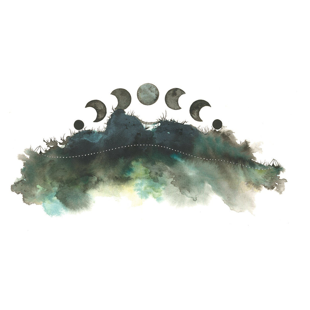 just follow the moon - print