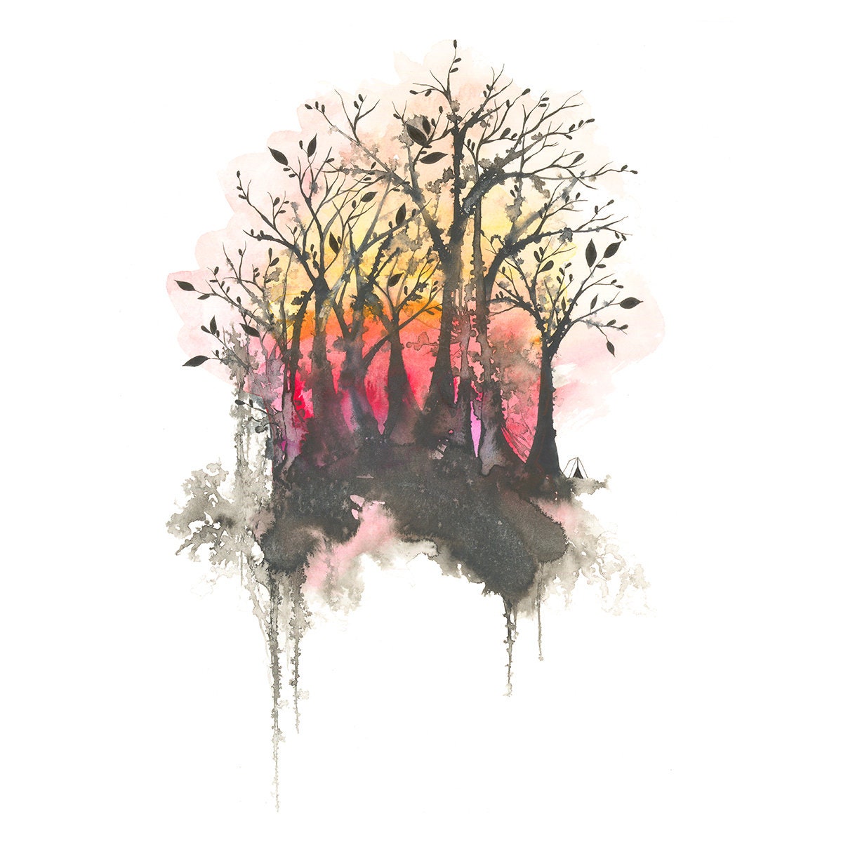 golden life - print