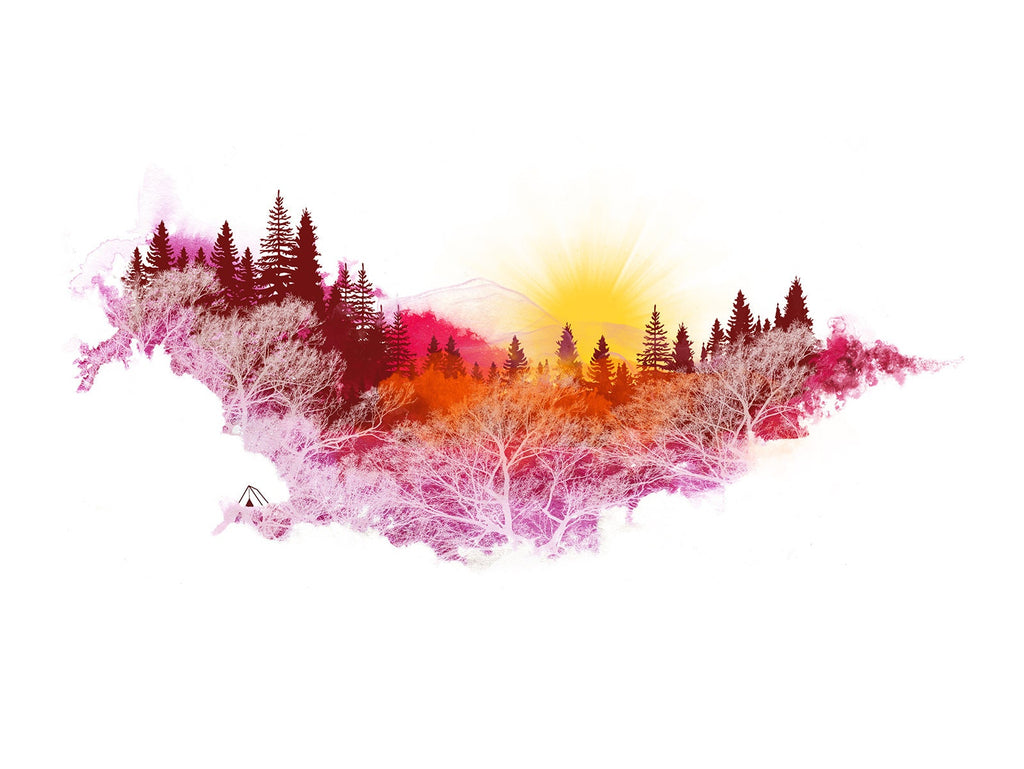 on top of the world - print