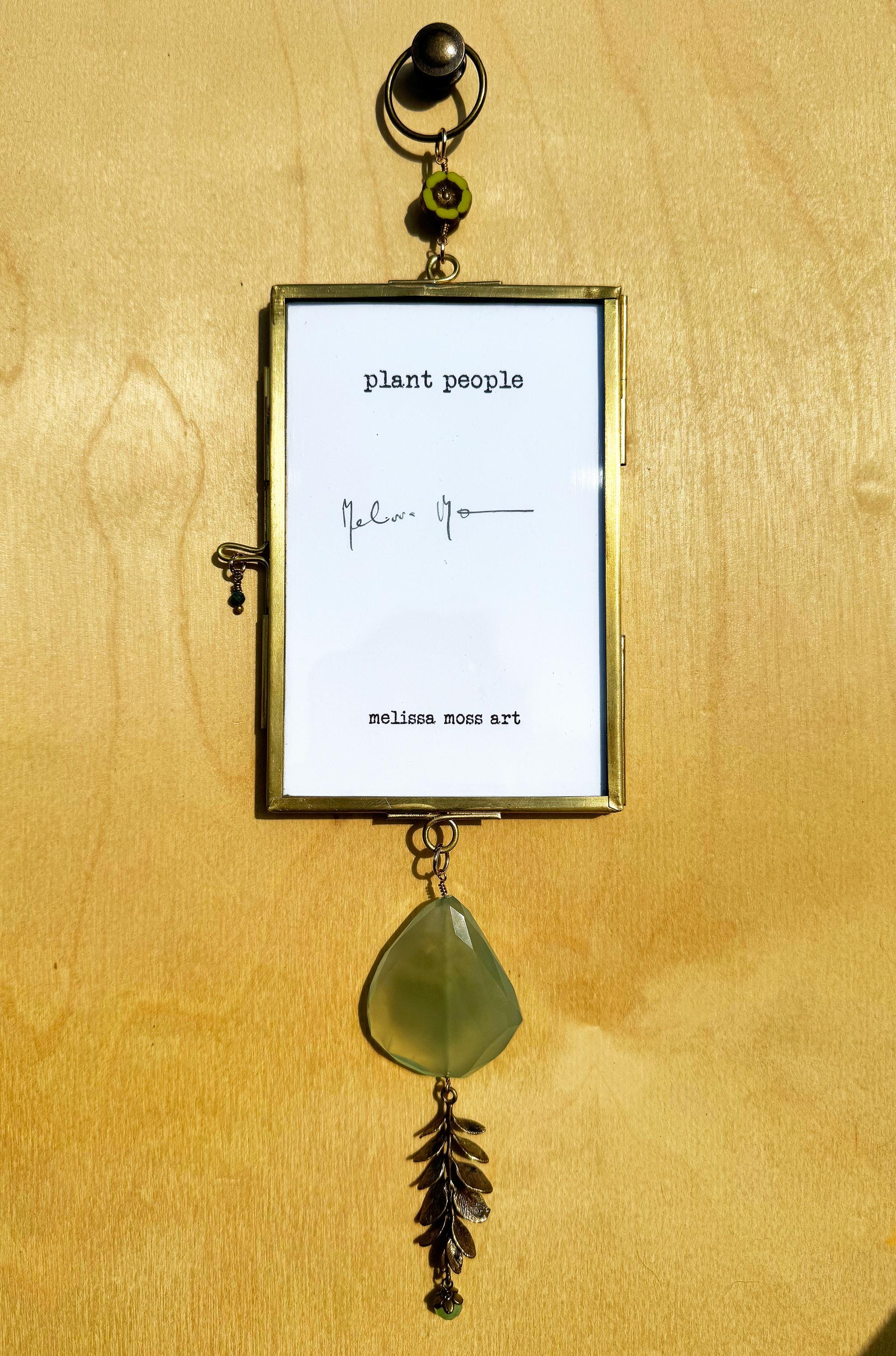 plant people - large hanging talisman original