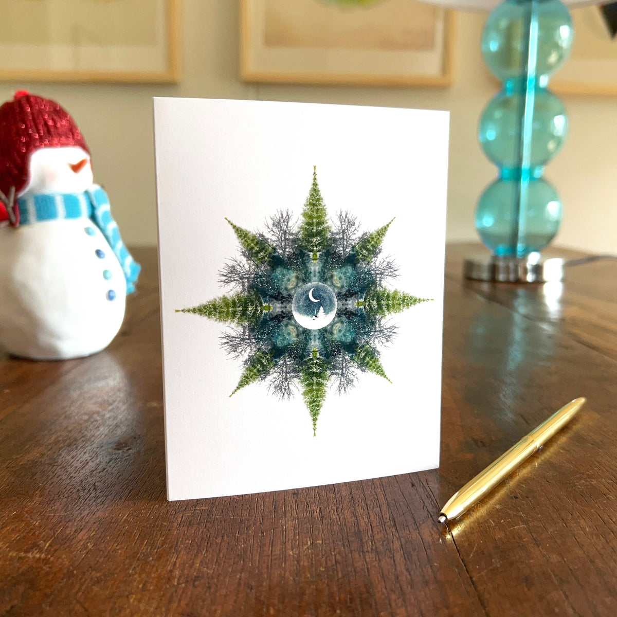 our snowy little world - holiday card