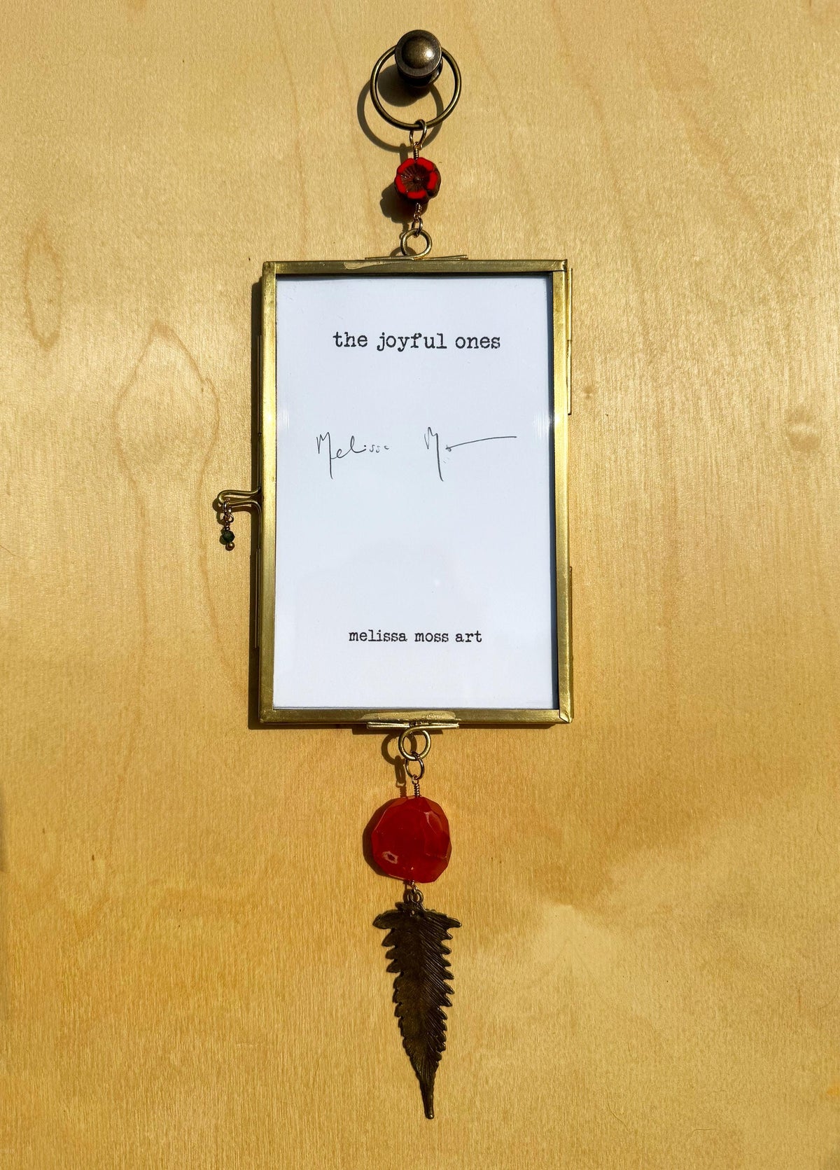 the joyful ones - large hanging talisman original