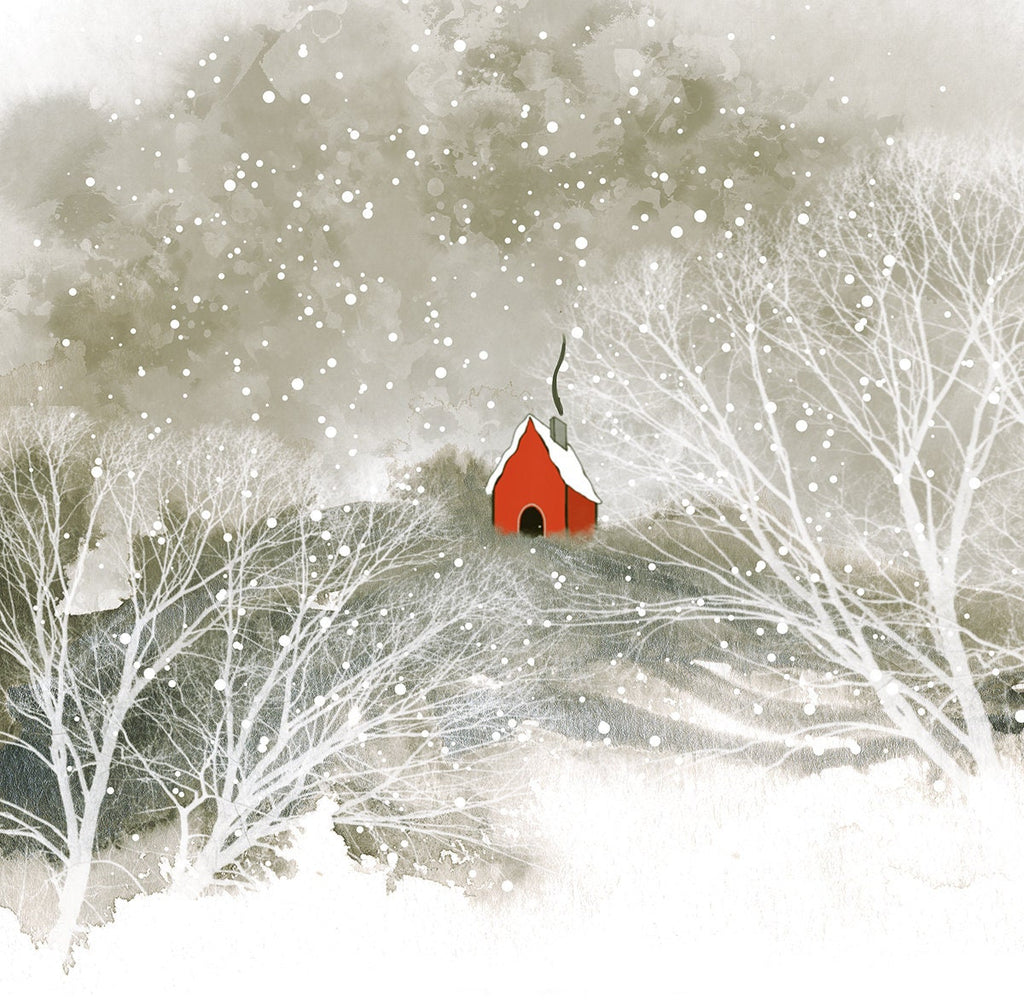 let it snow - holiday card