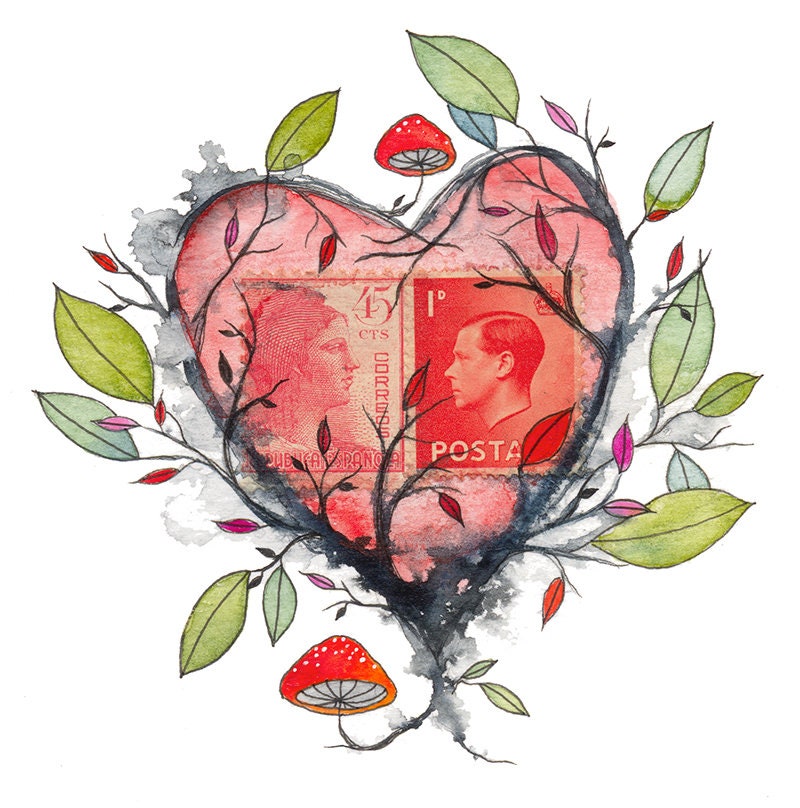 always in my heart - mini print
