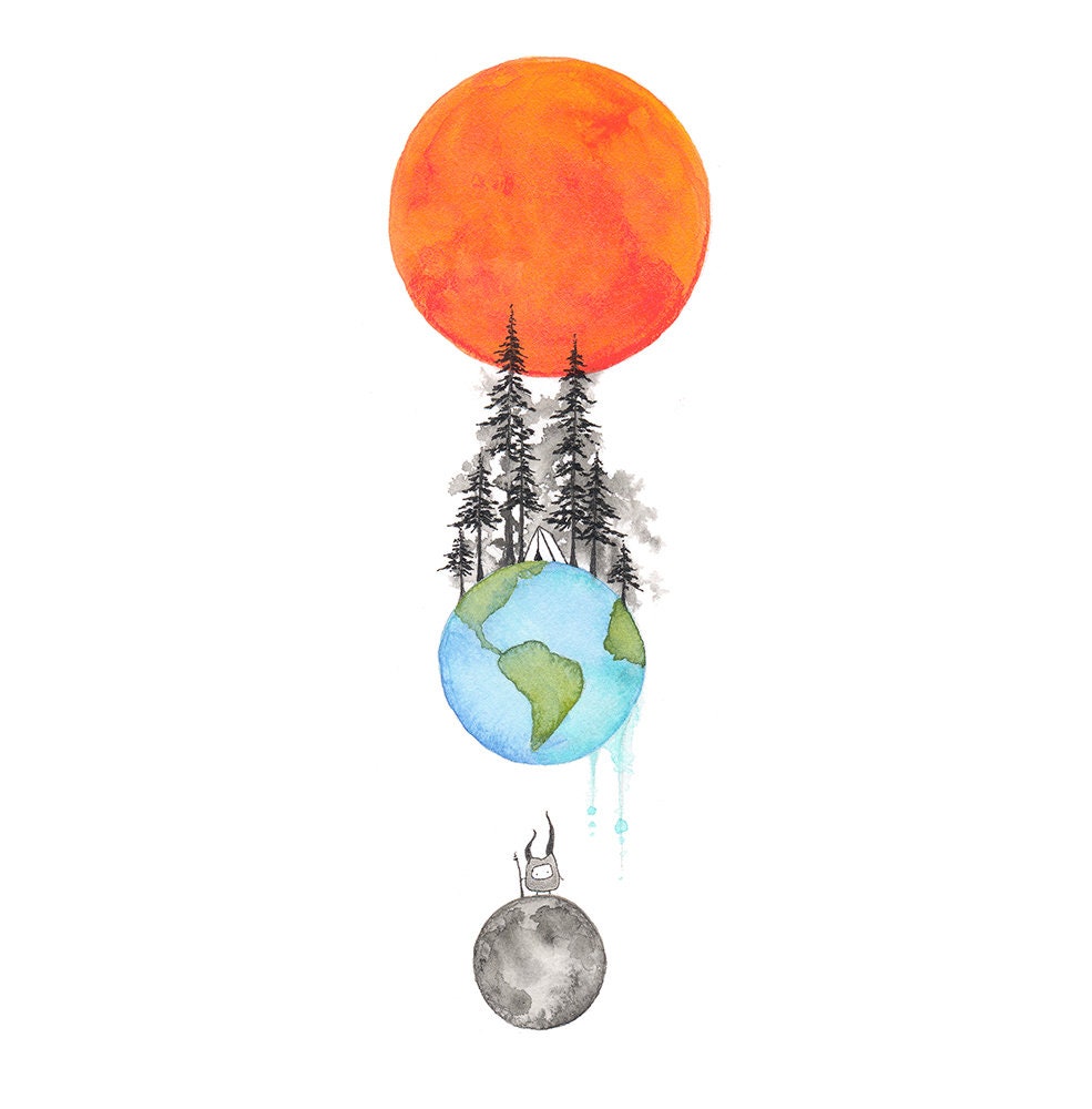 the world to me - mini print