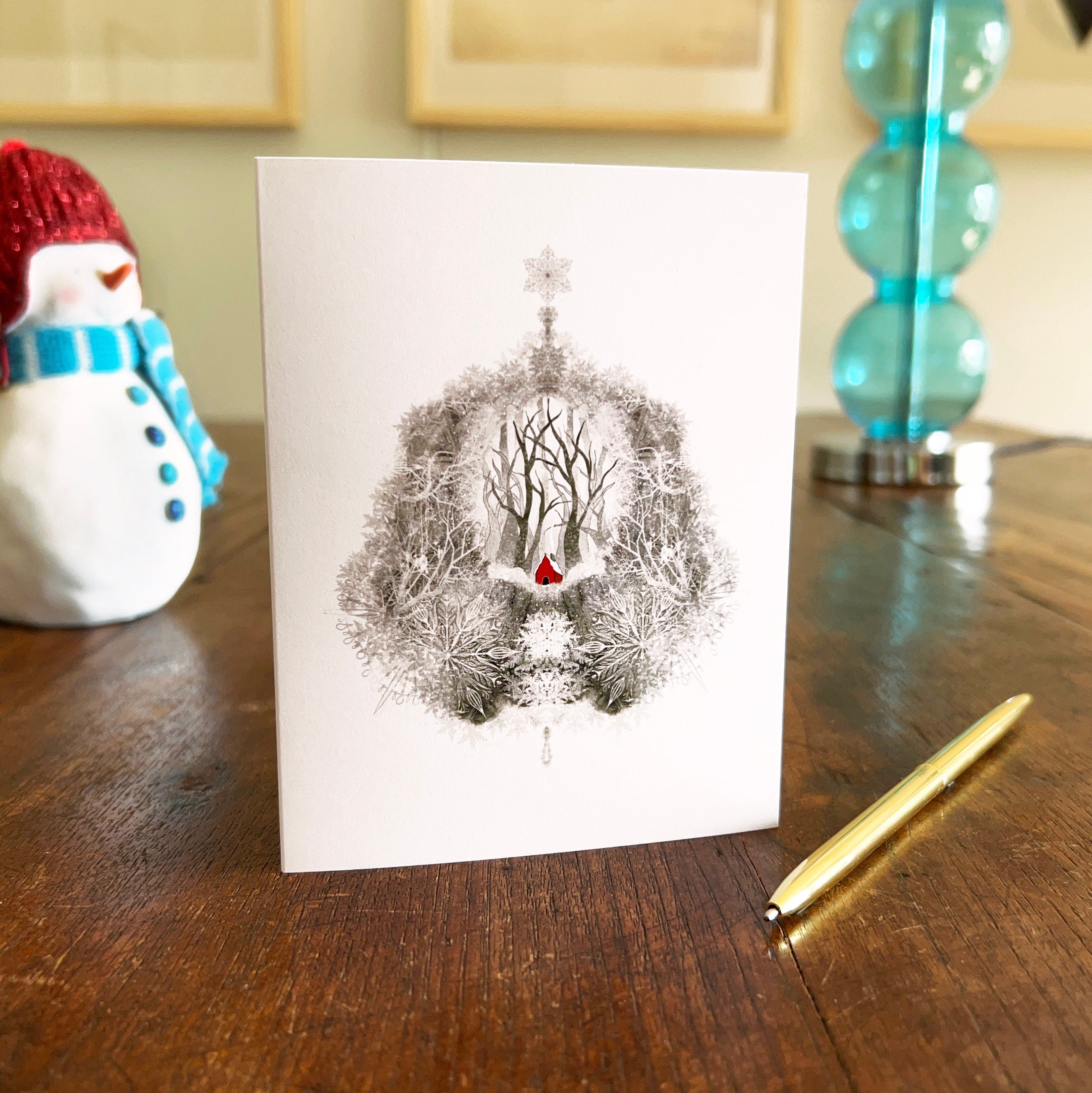 let's go for a walk - holiday card