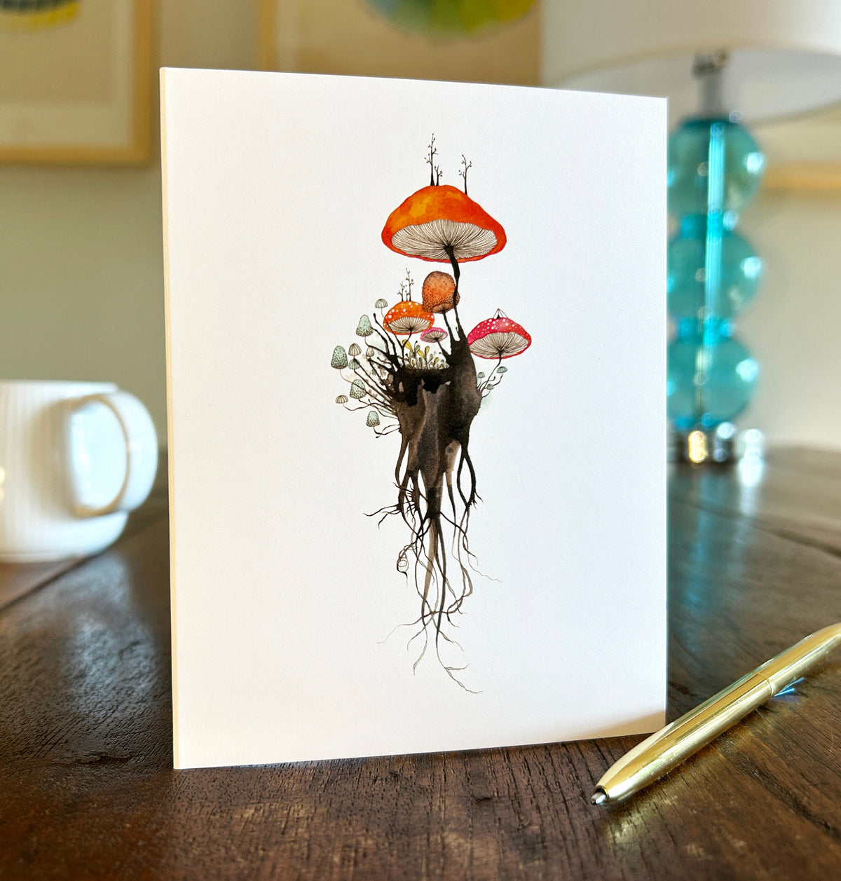 at home in the wild - note card