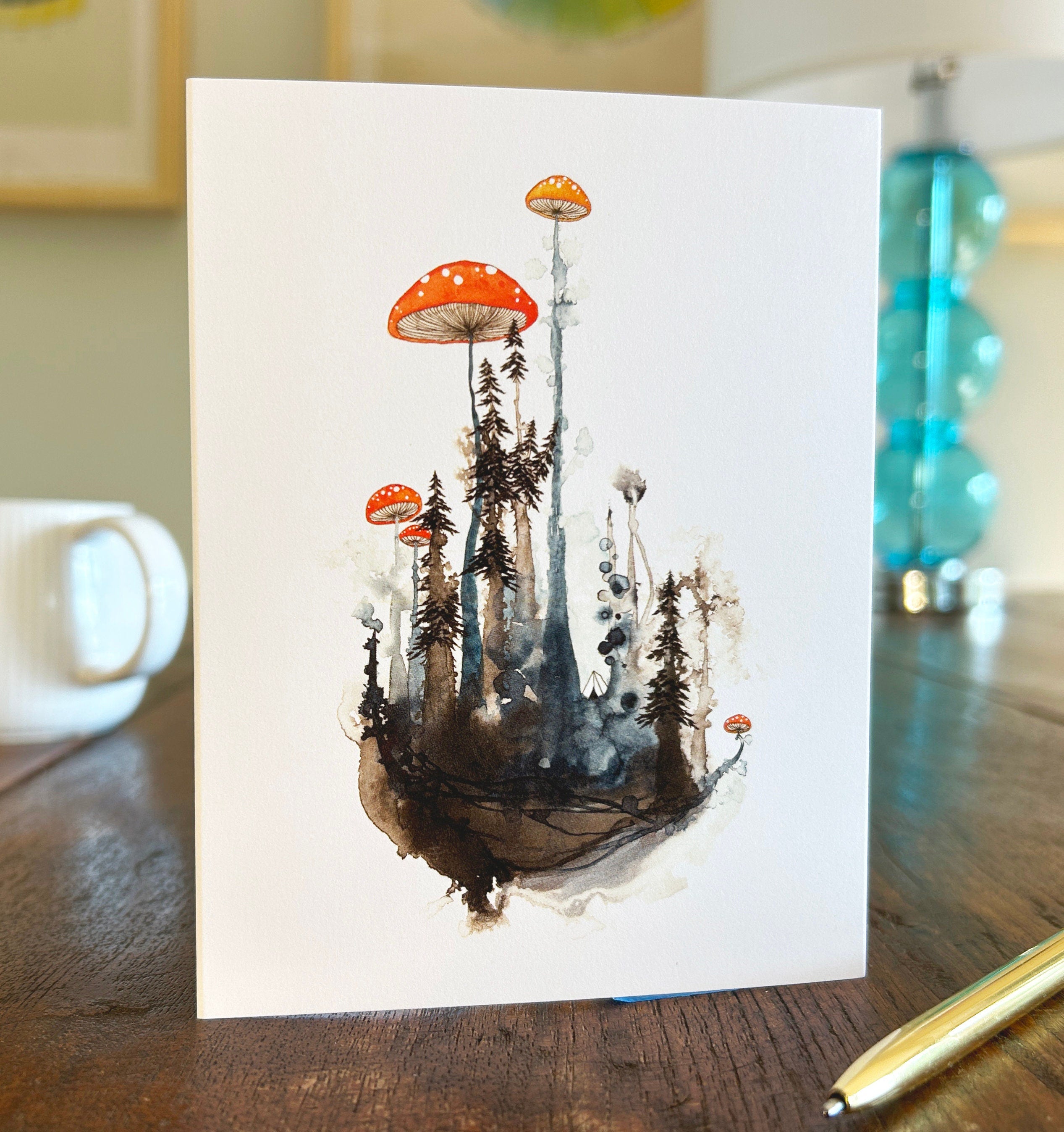 wild & crazy life - note card