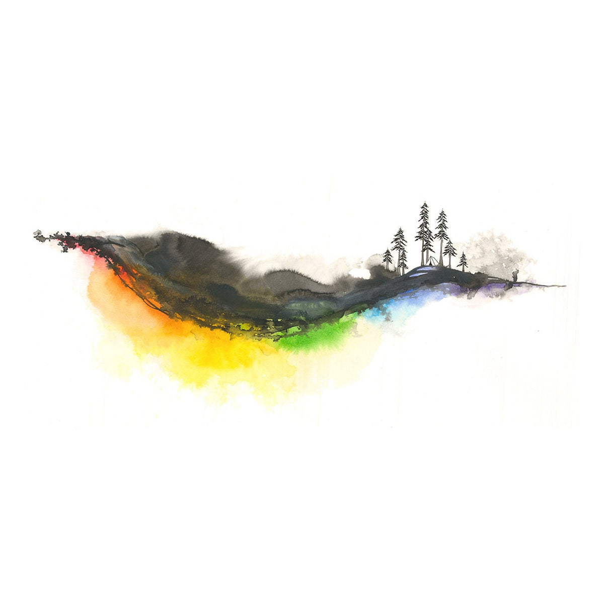 over the rainbow - print