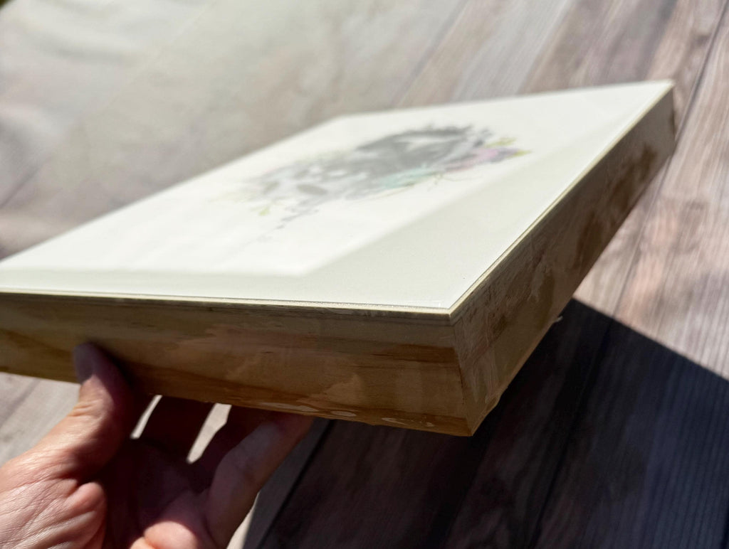 our best life - pen and ink original under resin