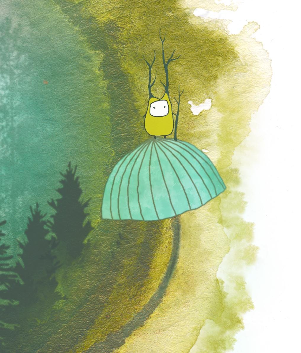 woodland creatures - print