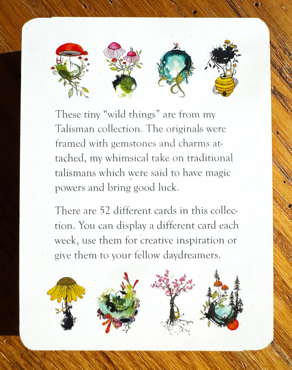 Limited-Edition Weekly Daydream Card Set - "wild things" collection