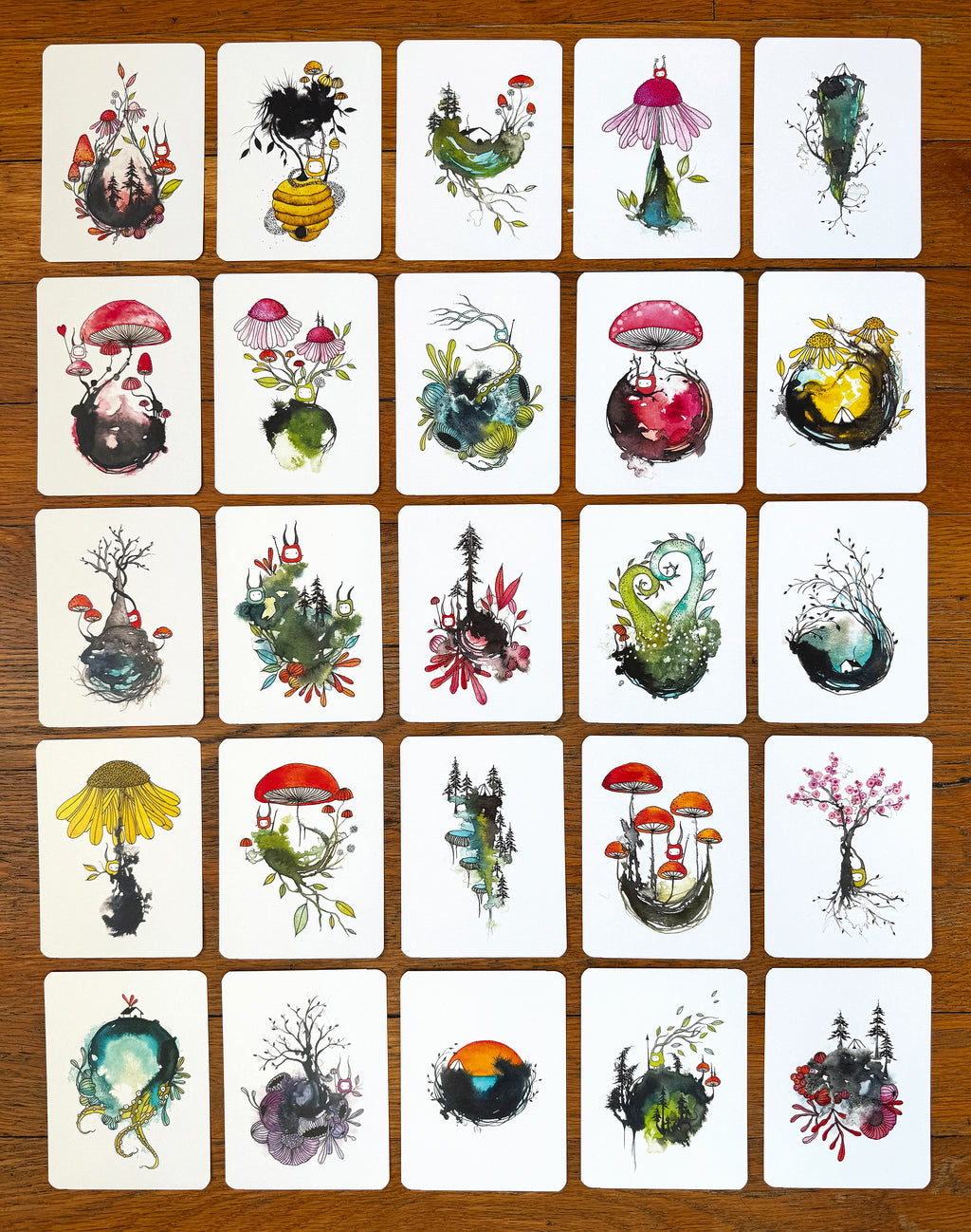 Limited-Edition Weekly Daydream Card Set - "wild things" collection