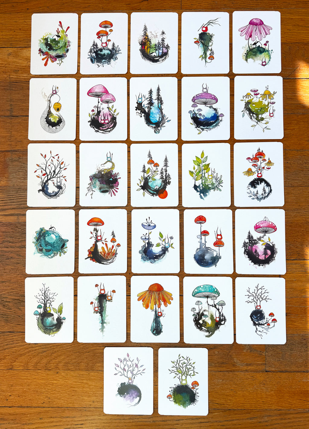 Limited-Edition Weekly Daydream Card Set - "wild things" collection