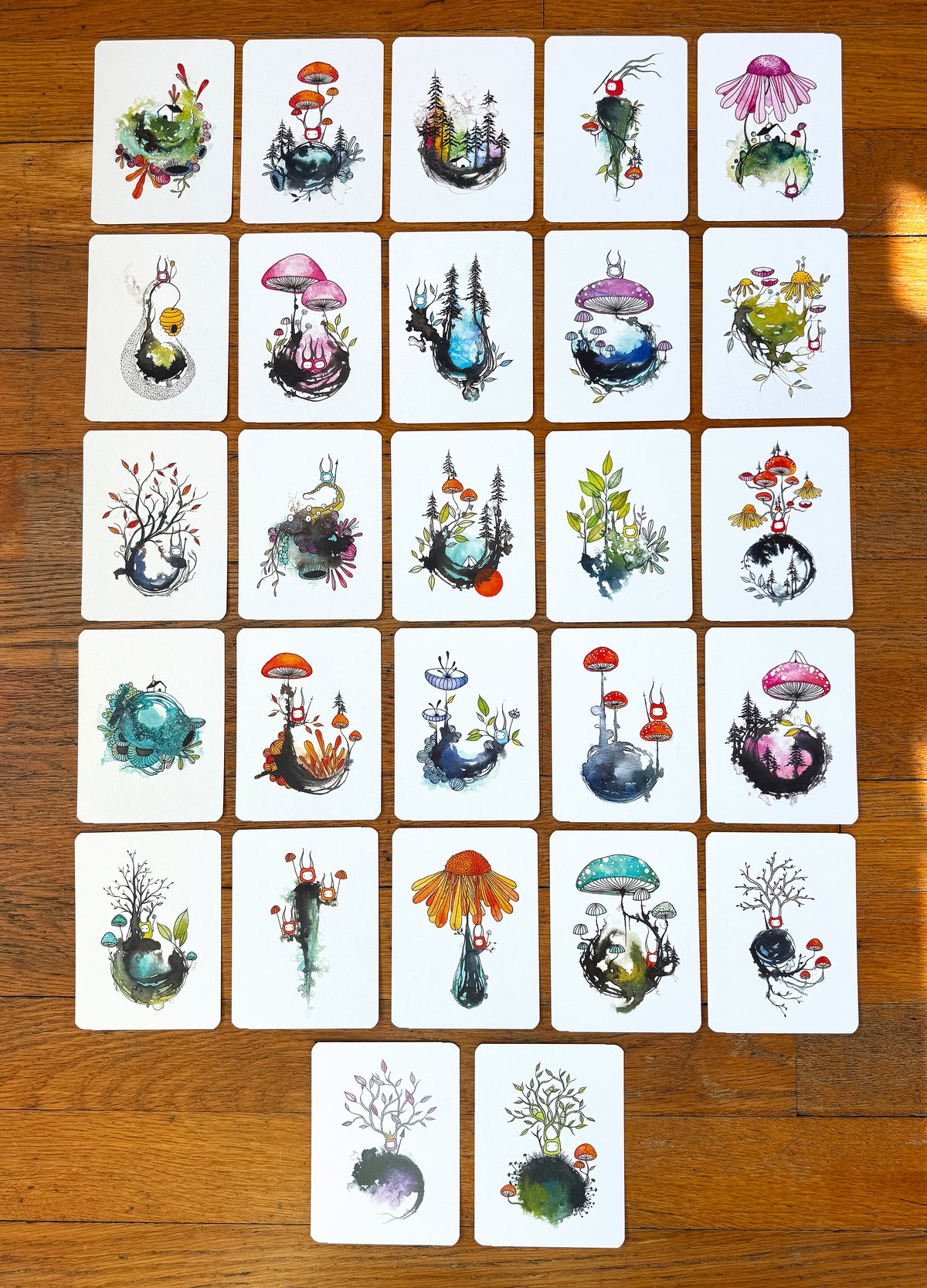 Limited-Edition Weekly Daydream Card Set - "wild things" collection