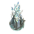 daydream in blue - print