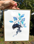 a little space - framed pen & ink original painting