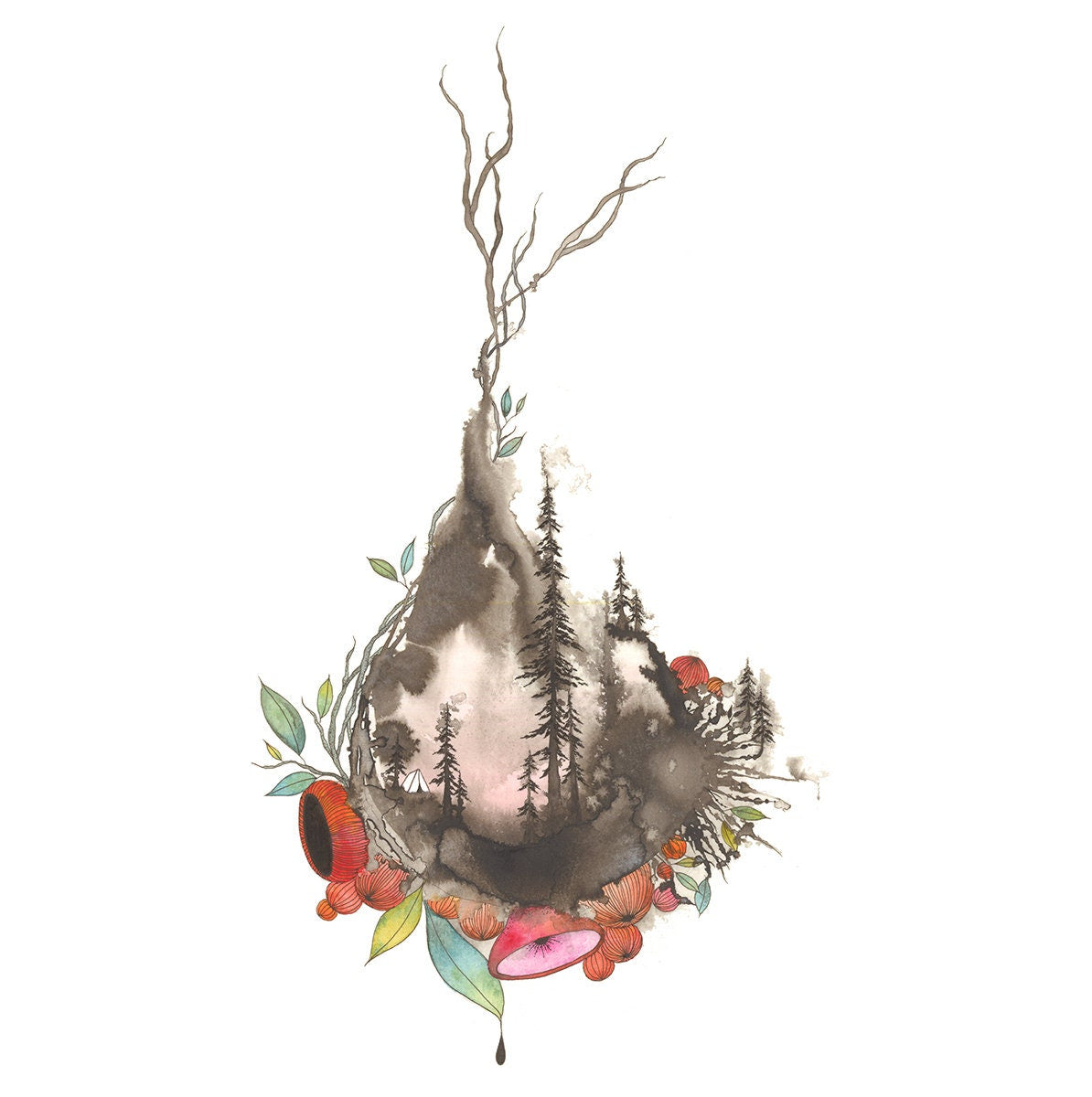 lost in paradise - sticker