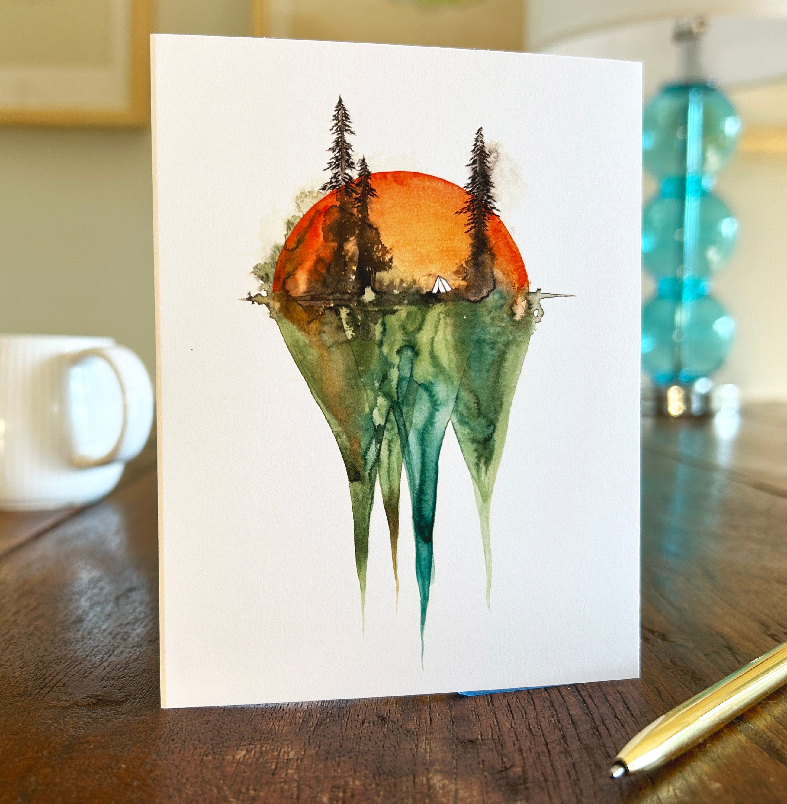 sun-kissed - note card