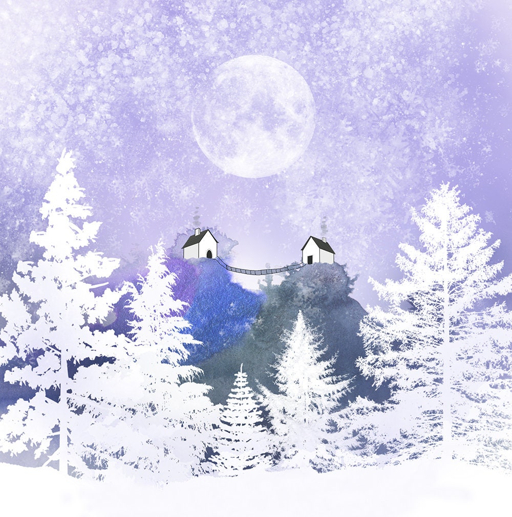 it's warm over here - holiday card