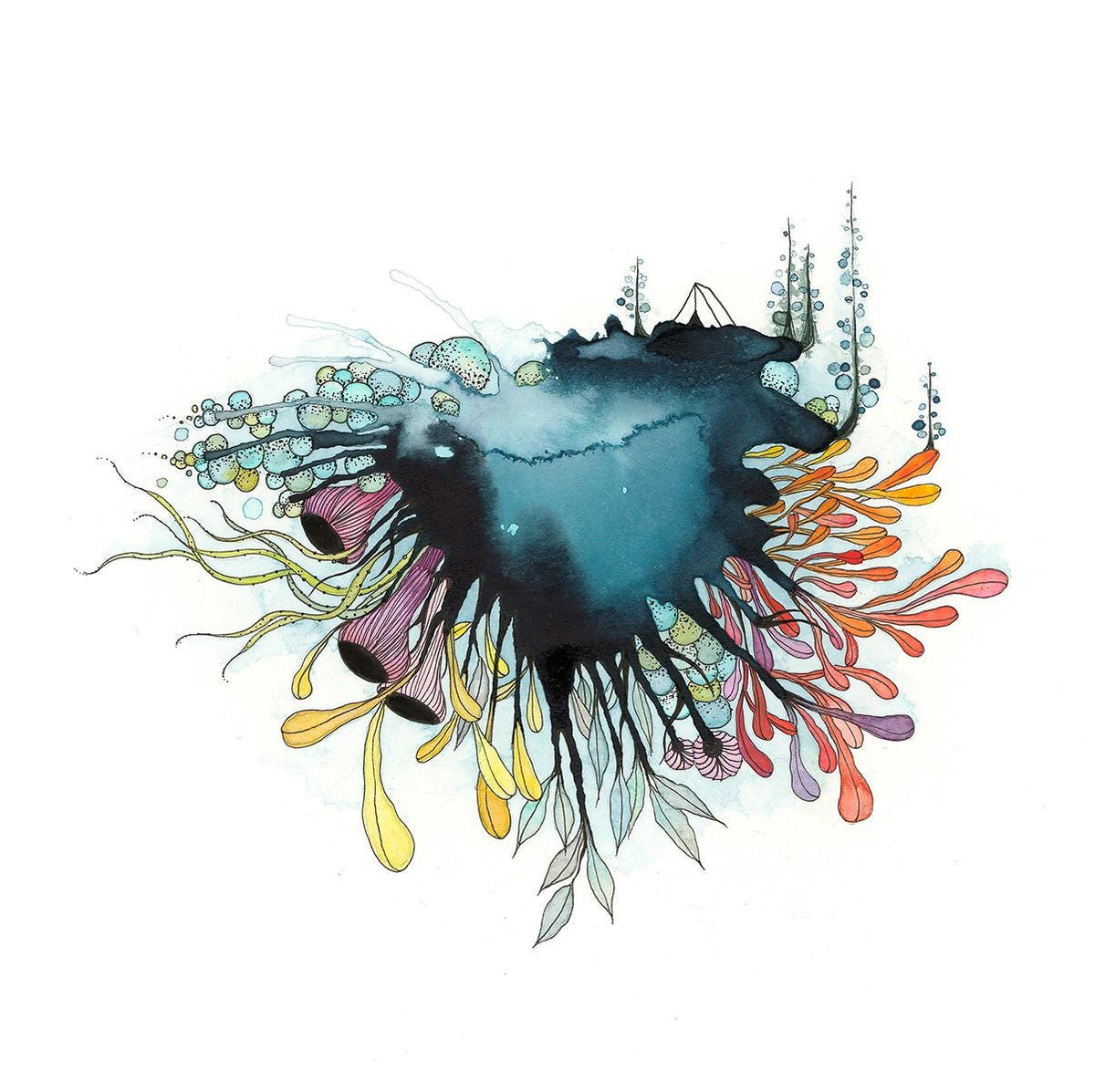 sea creatures - note card