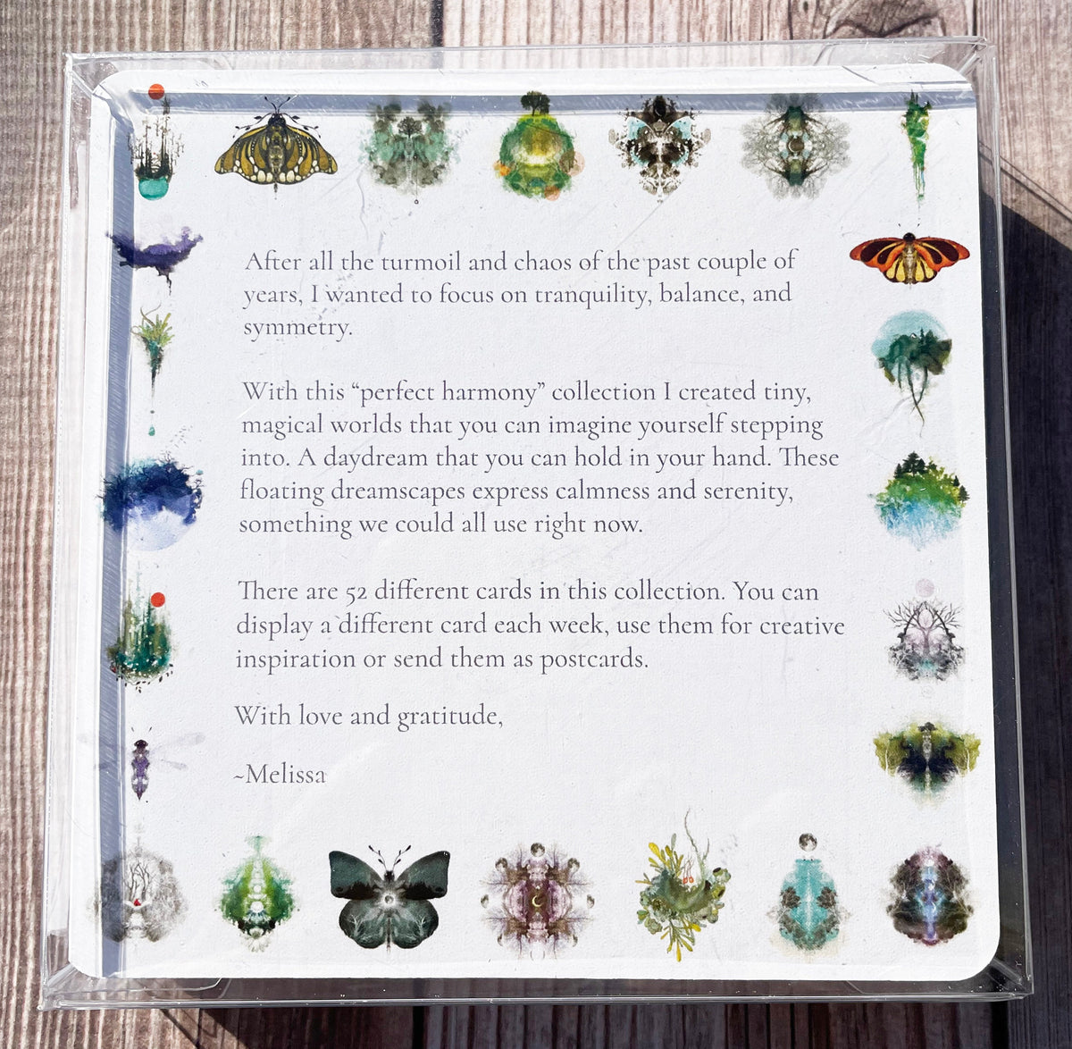 Limited Edition Weekly Daydream Card Set - "perfect harmony" collection