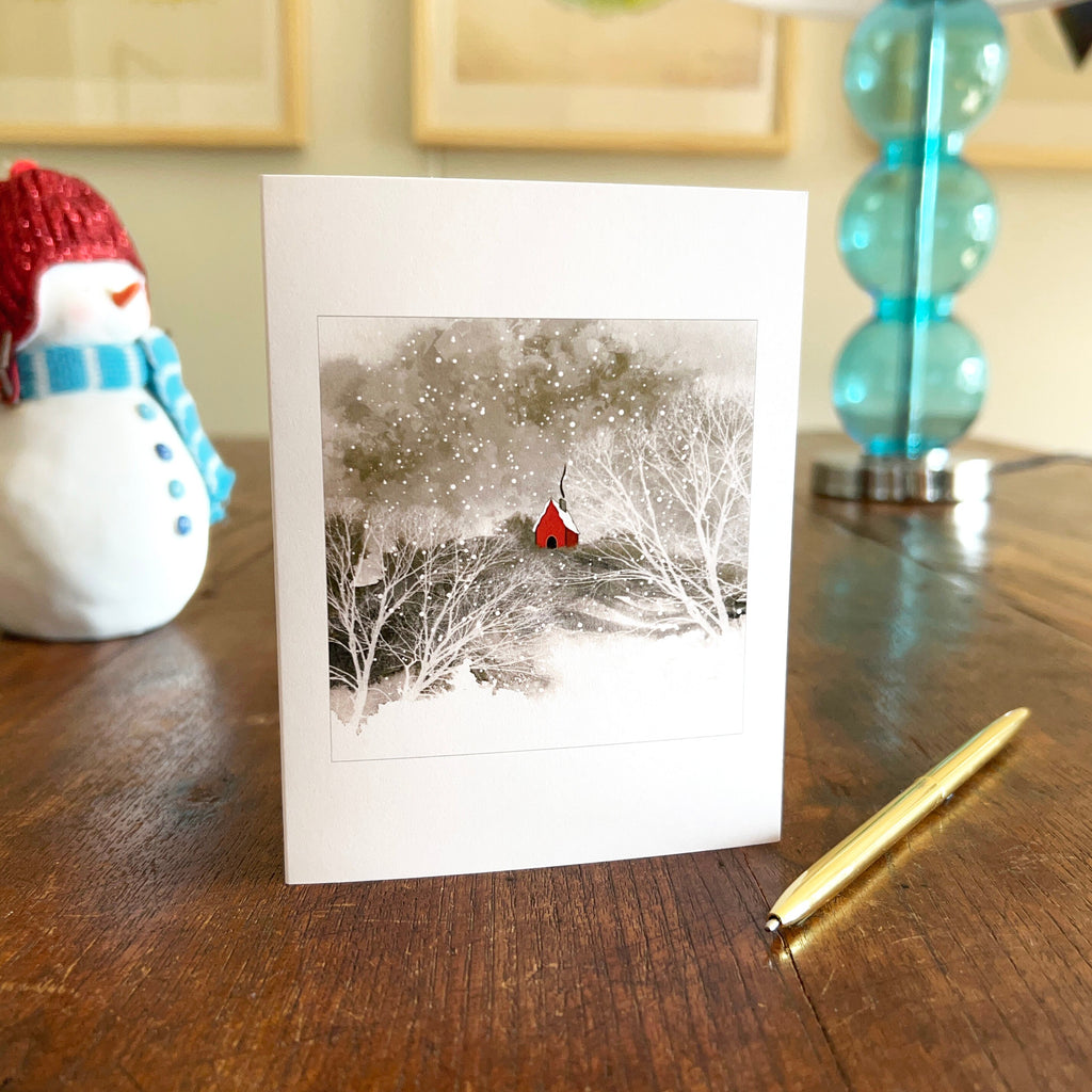 let it snow - holiday card