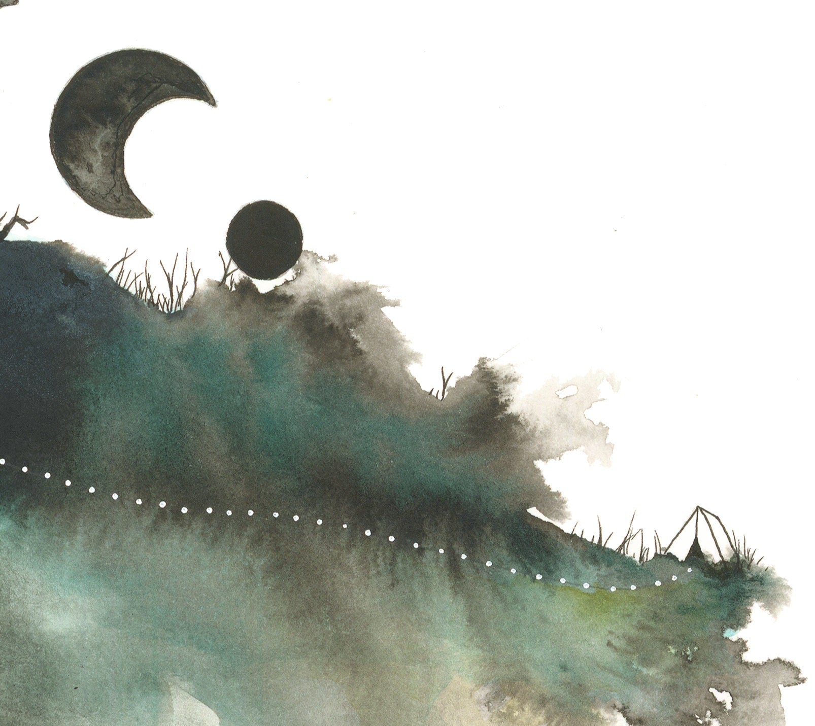 just follow the moon - print