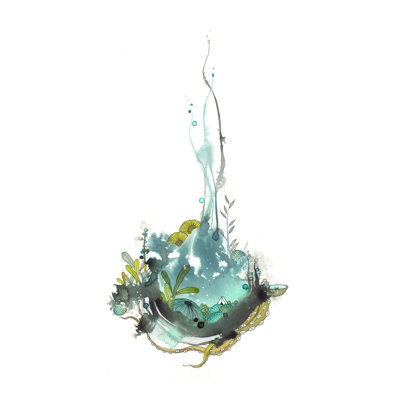 ocean views - print