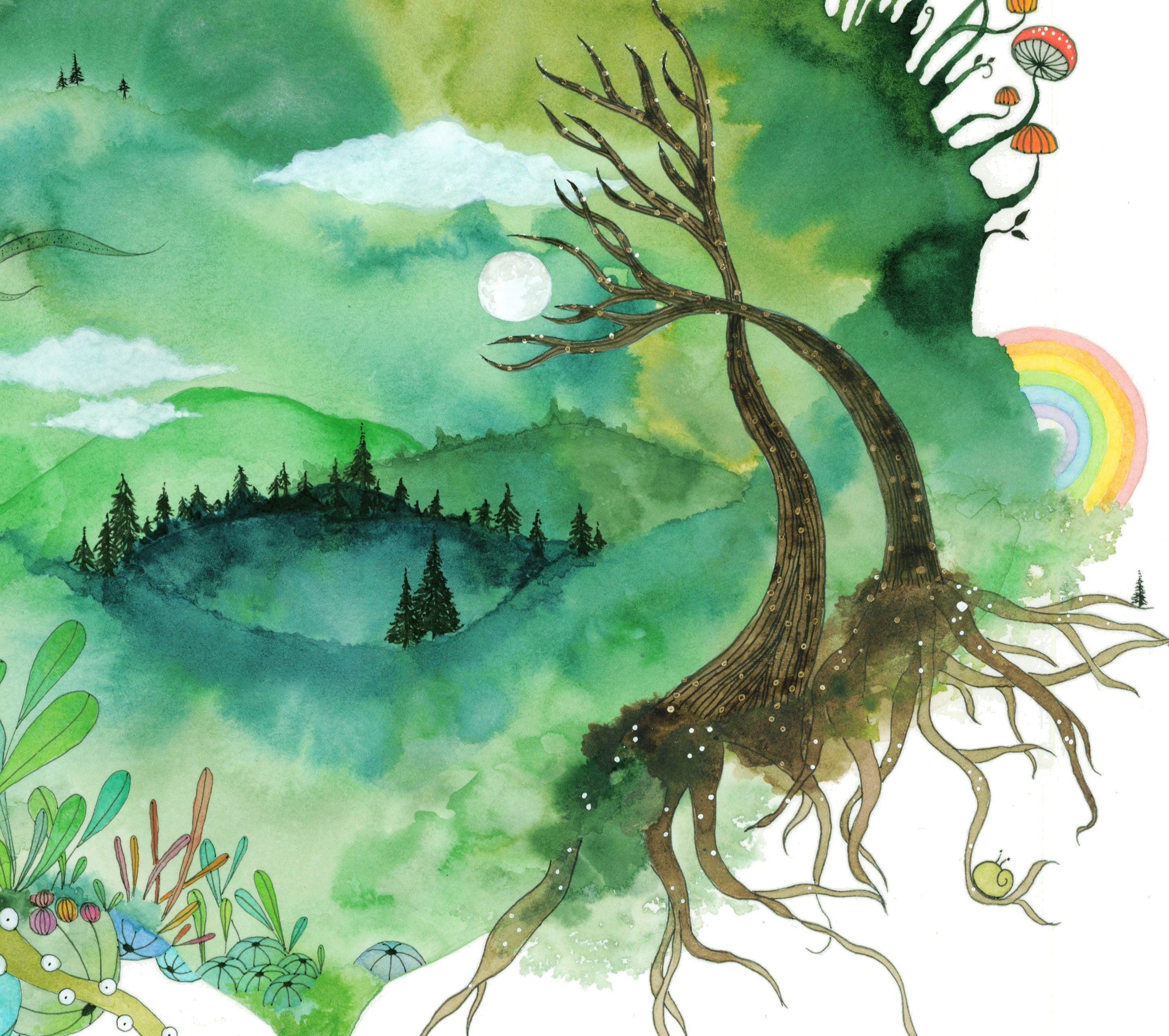 the world awaits - print