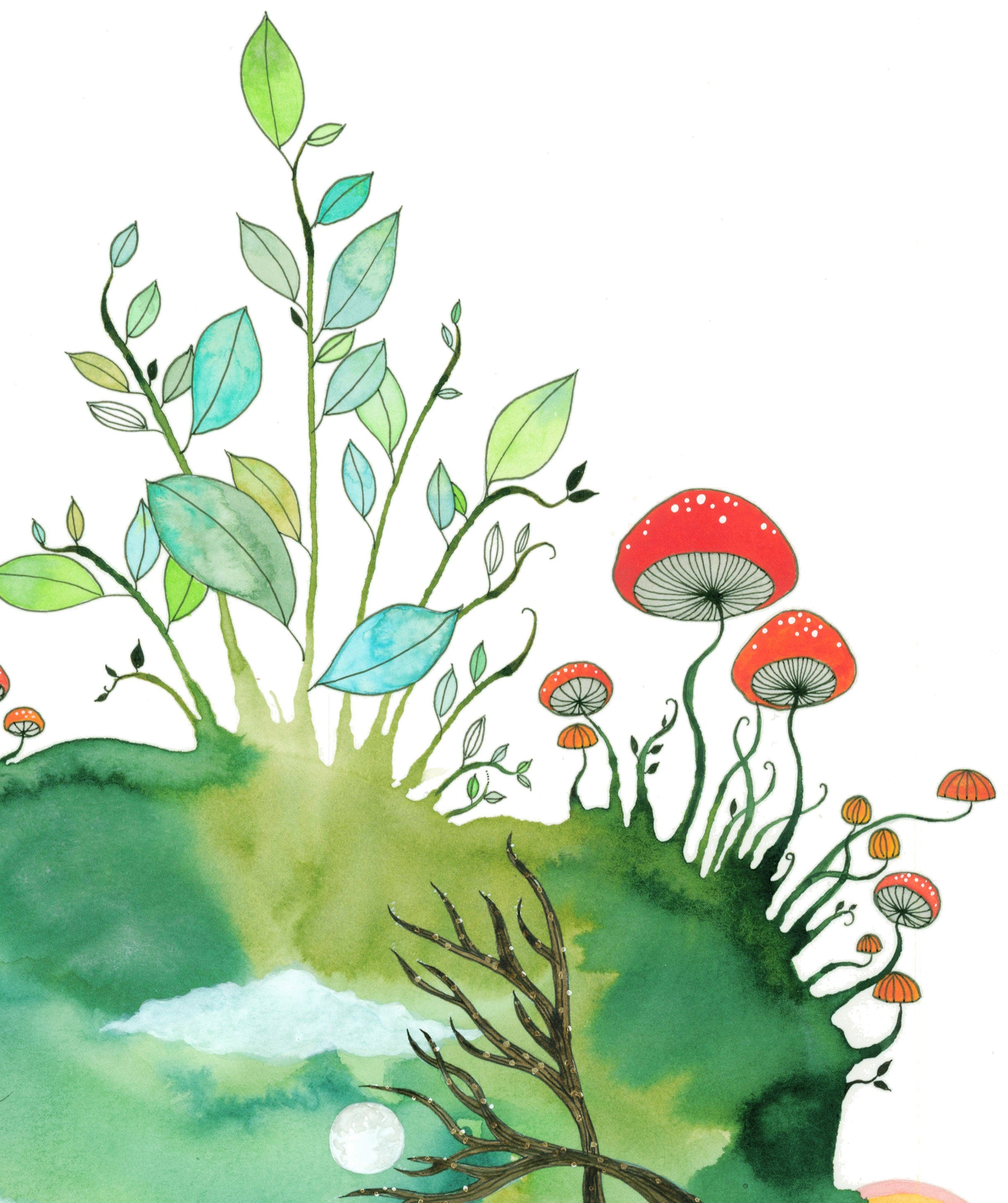 the world awaits - print