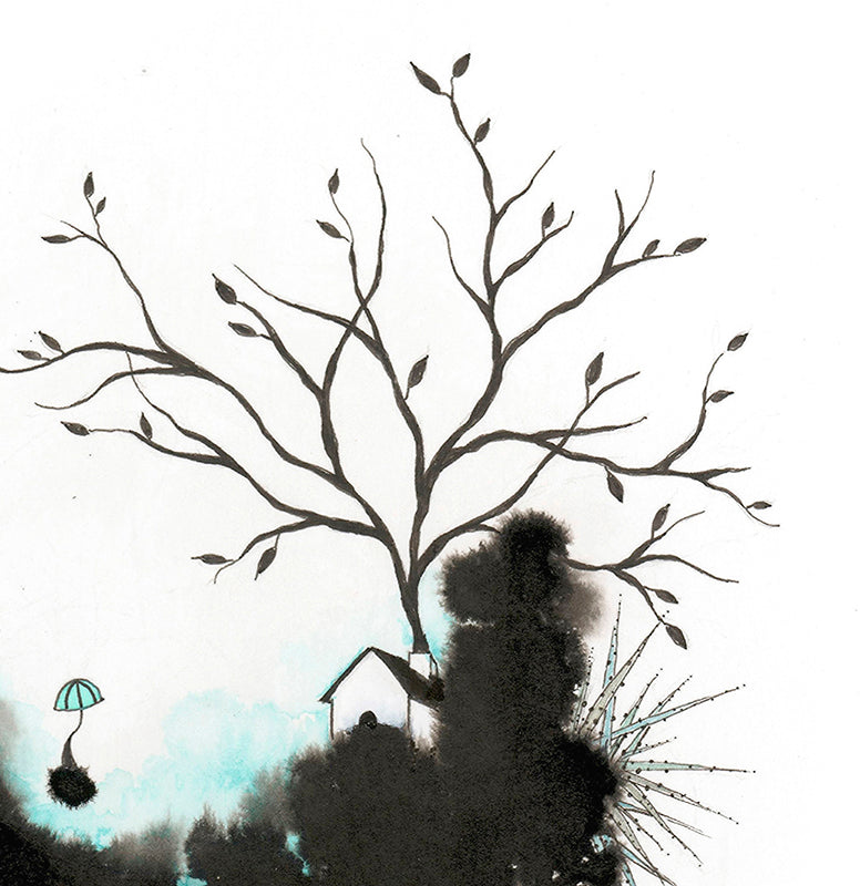 living wild - mini print