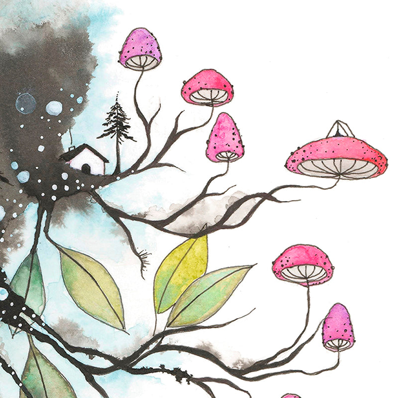 moonlit life - print