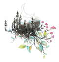 moonlit life - print