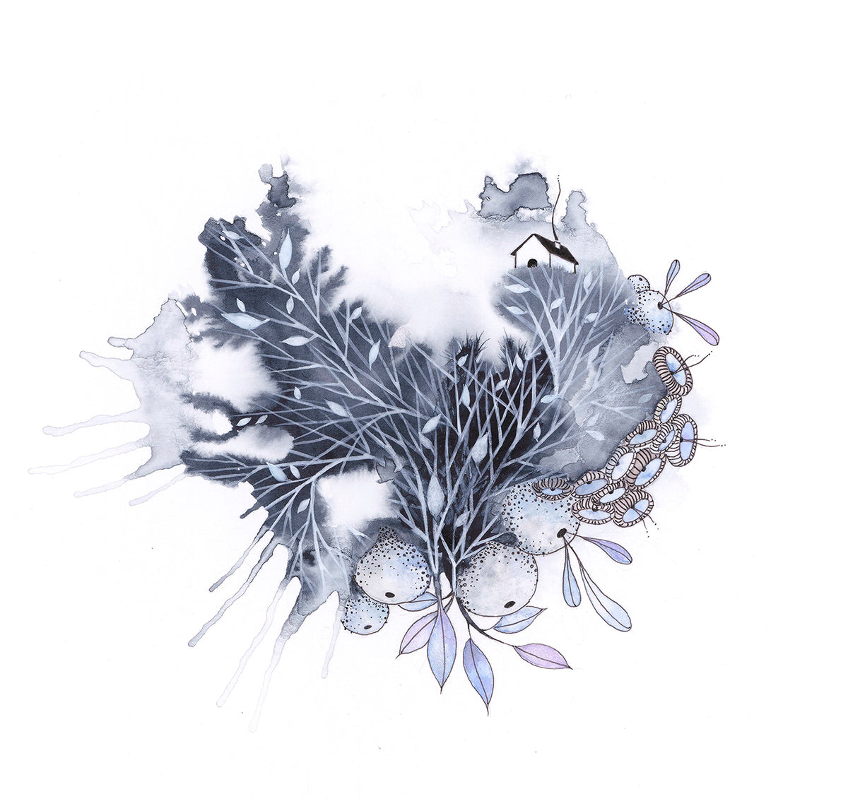 never cold with you - print